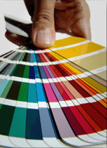 hand holdig pantone swatches